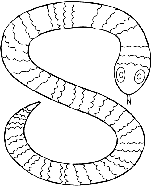 Snake Colouring Picture ClipArt Best