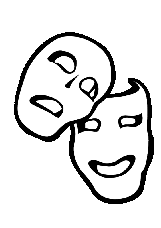 Free Printable Drama Masks - ClipArt Best