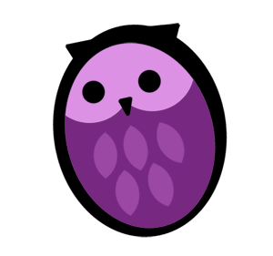 Purple Owl Egg by BlueM0ss