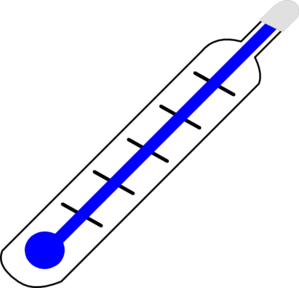 Thermometer Cold clip art - vector clip art online, royalty free ...