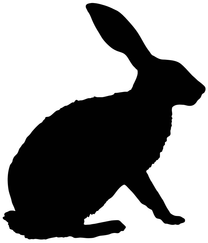 Bunny Rabbit Silhouette - ClipArt Best