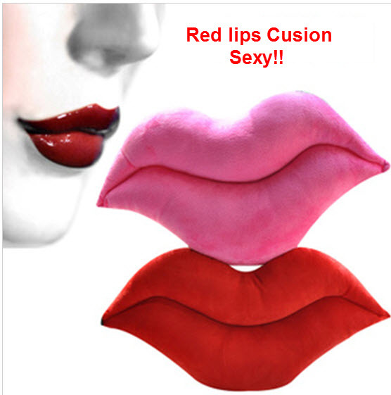 Aliexpress.com : Buy 2013 Pillow Cushion Sexy red/pink lips ...
