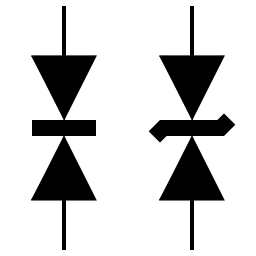 Transient voltage suppression diode symbol.svg 