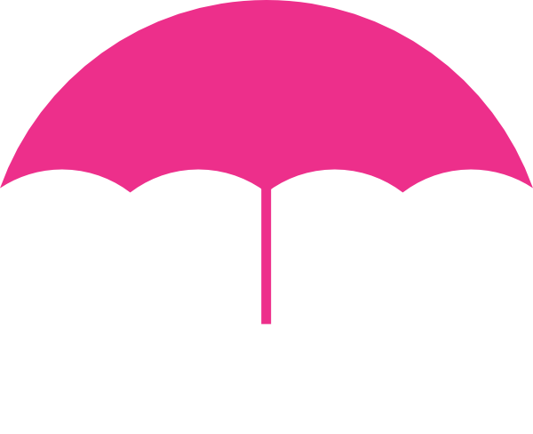 Umbrella Pink clip art - vector clip art online, royalty free ...