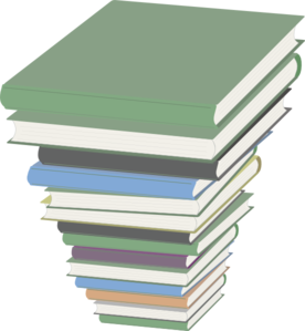 Book Stack clip art - vector clip art online, royalty free ...