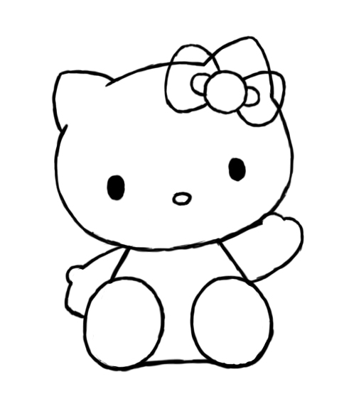 How To Draw Hello Kitty | Draw Central