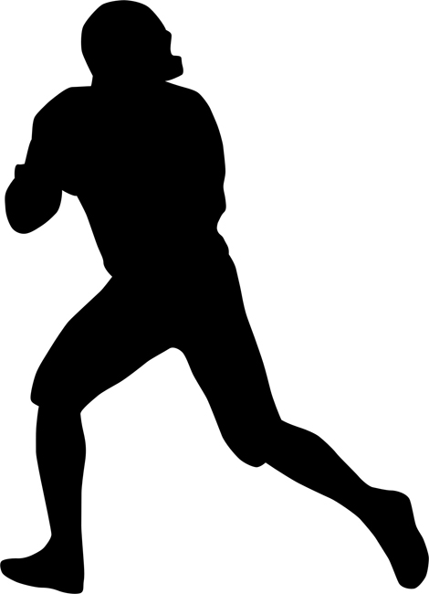 Receiver Football Stencils - stencilease.