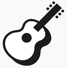 Guitar drawings clip art