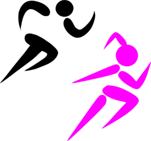 Girl Running clip art - vector - Free Clipart Images