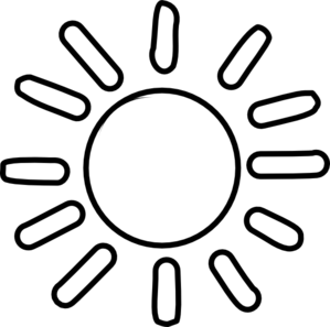 Clipart Sun Outline - Free Clipart Images