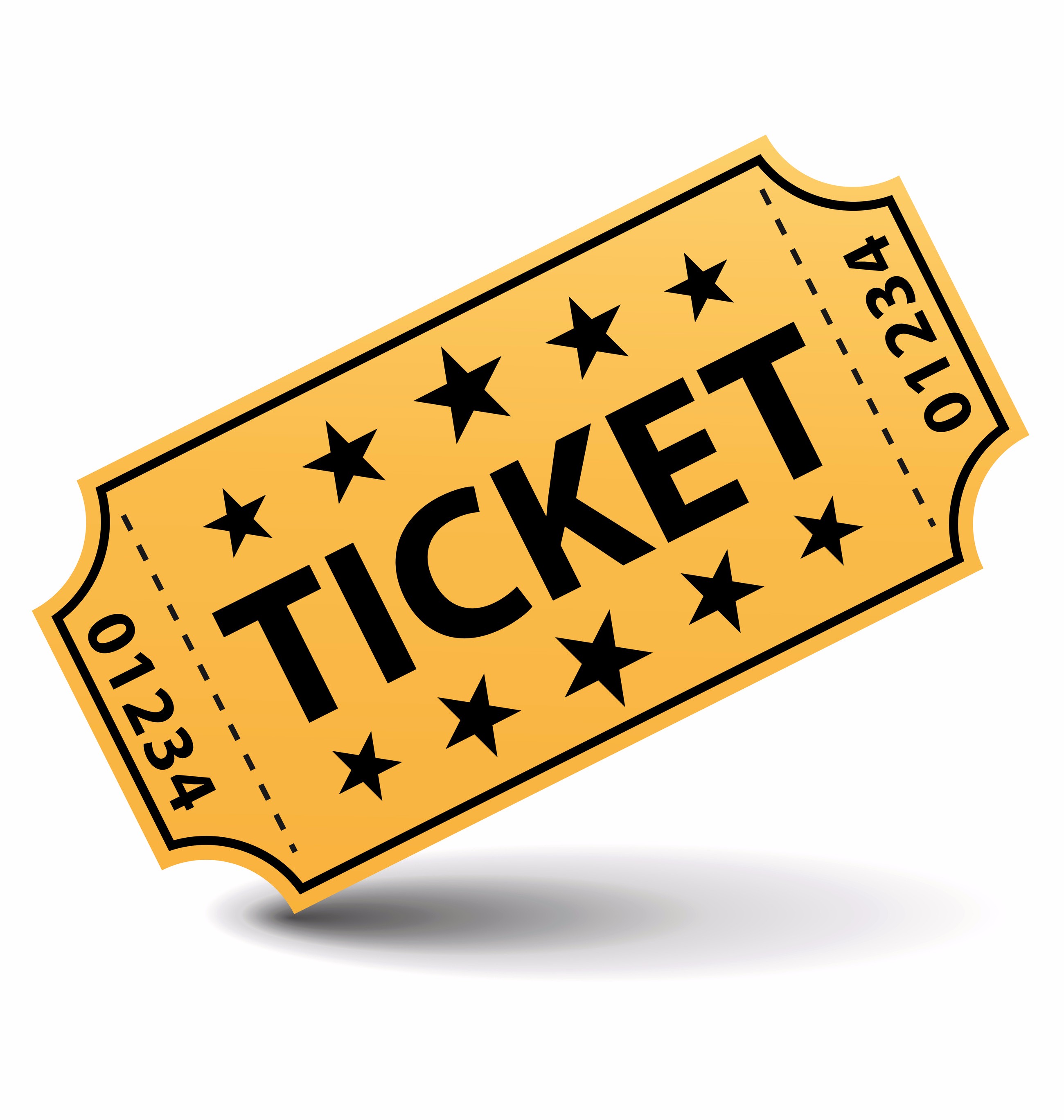 Blank printable ticket templates clipart - Clipartix