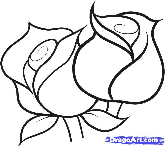 Easy Drawings Of Flowers | Simple ...