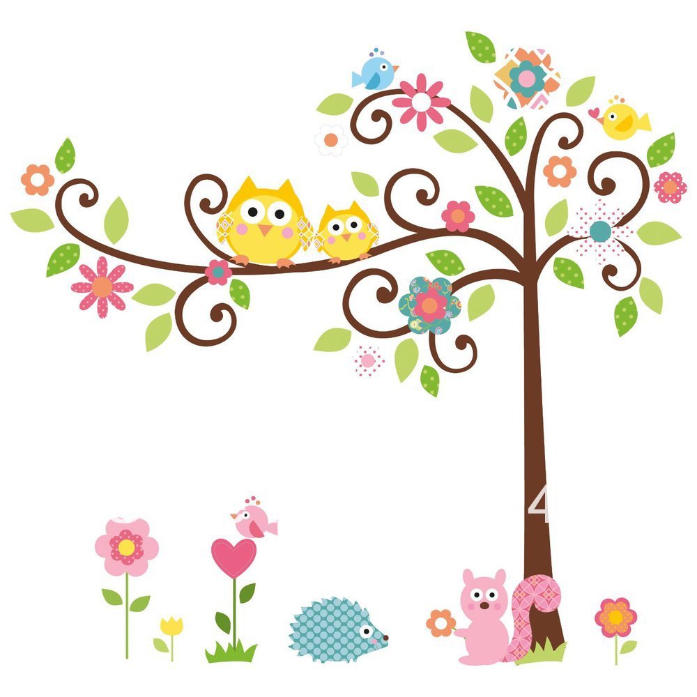 Cute Owl In Tree Clip Art | Jos Gandos Coloring Pages For Kids