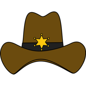 Sheriff Cowboy Hat Clip Art - Polyvore