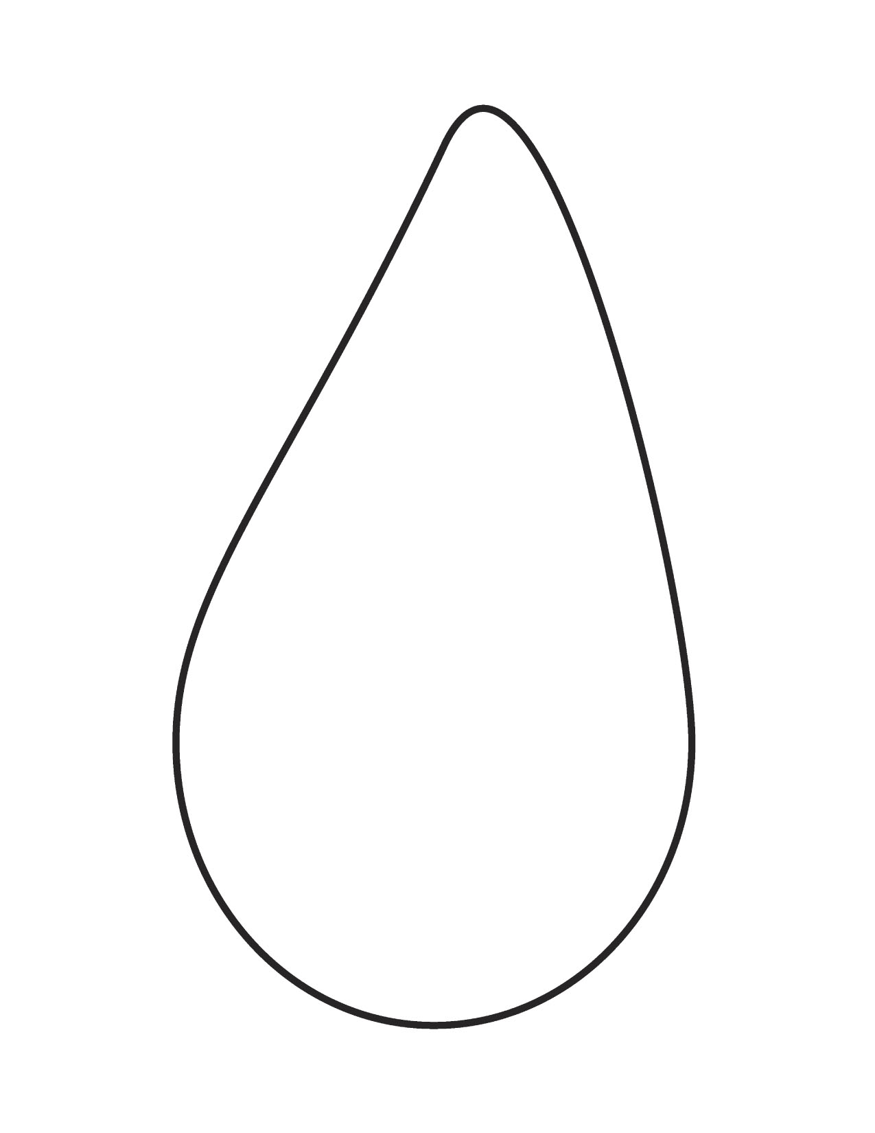 Raindrop Outline