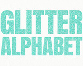 glitter letters