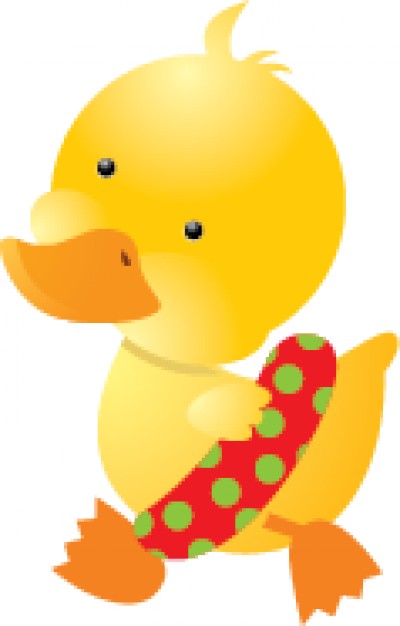 Cute baby duck illustration Vector | Free Download