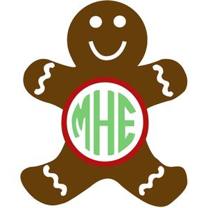 Silhouette Design Store - View Design #103129: gingerbread man ...