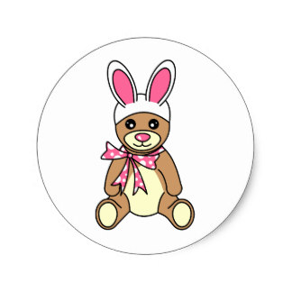 Bunny Ears Stickers | Zazzle