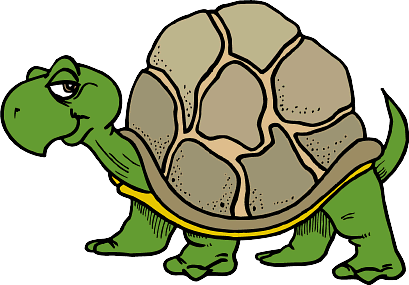 Slow Turtle Clipart