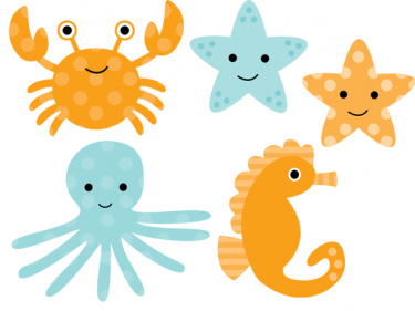 Under The Sea Clip Art - Tumundografico