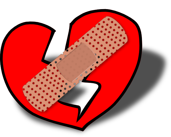 Broken heart clipart