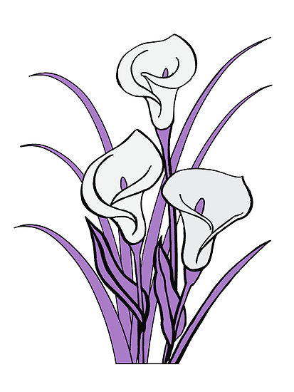 Flower Drawing Lily - ClipArt Best