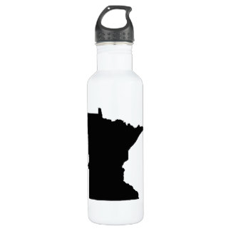 Black And White Water Bottles | Zazzle