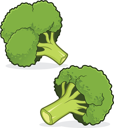 Broccoli Clip Art, Vector Images & Illustrations