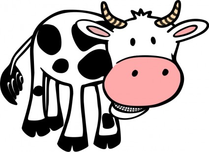 Cartoon Cow Face | Free Download Clip Art | Free Clip Art | on ...