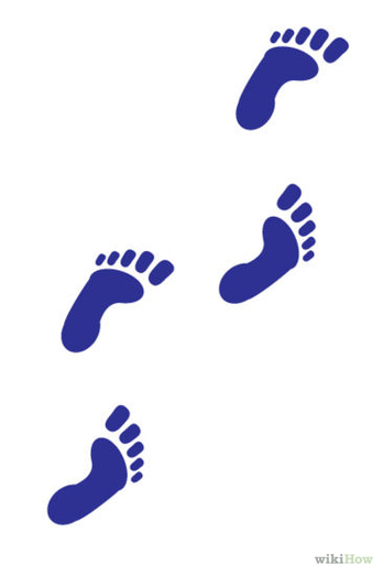 Footprints Template Clipart - Free to use Clip Art Resource