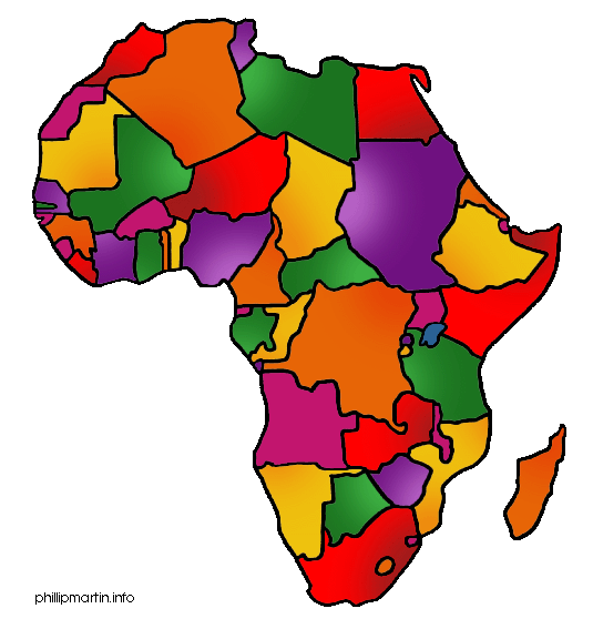 Africa outline clip art