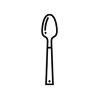 Plate with fork and spoon Vector Image - 1690609 | StockUnlimited