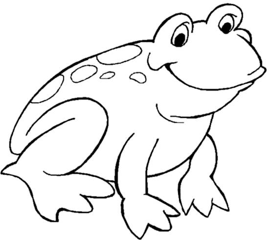 Cute Frog Coloring Pages - Free Clipart Images