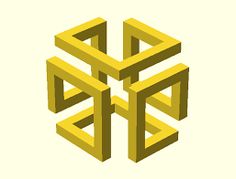 Penrose triangle, English articles and Triangles