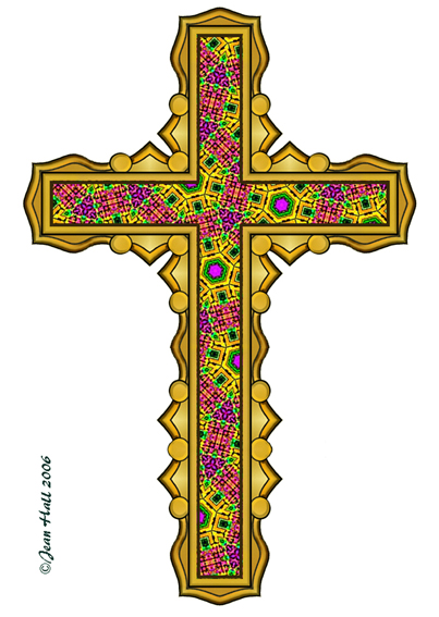 Happy Easter Cross Clipart