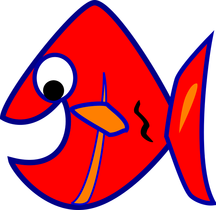 Free photo Cartoon Fish Comic Red Orange PiraÃ±a Piranha - Max Pixel