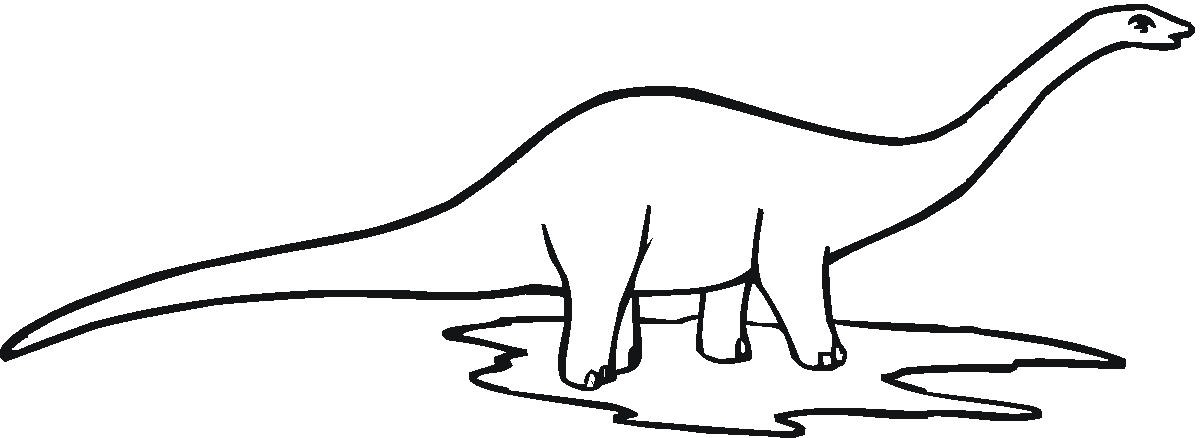 Dinosaur Outline - Free Clipart Images