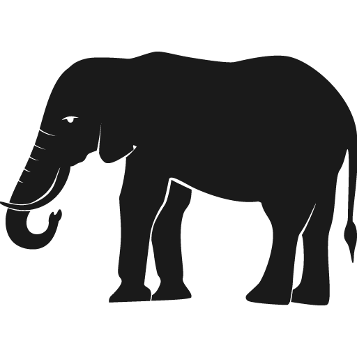 Elephant Vector Icon, 44918