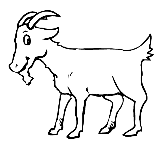 Bleating goats 18 goat coloring pages and pictures | Print Color Craft