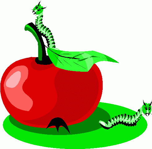 worms_in_apple clipart - worms_in_apple clip art