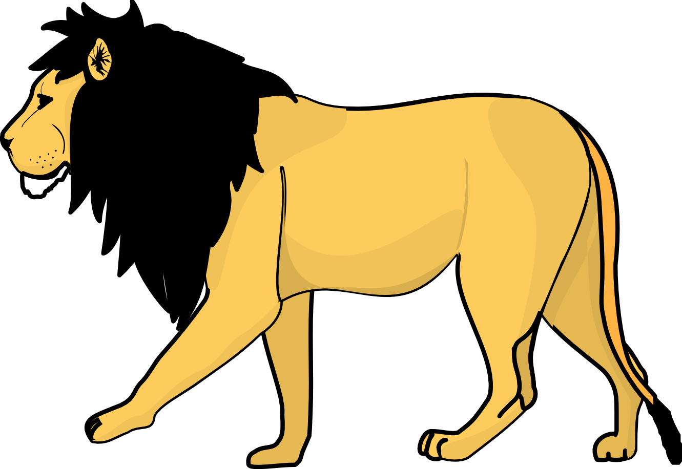 Lion Line Drawing - ClipArt Best