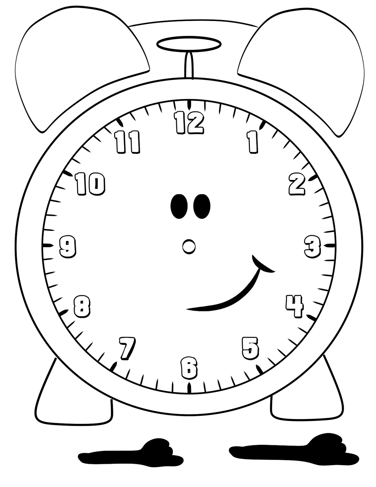 Blank Clock Printable ClipArt Best