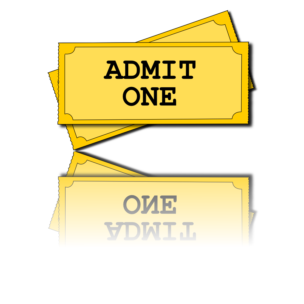 OnlineLabels Clip Art - Movie Tickets