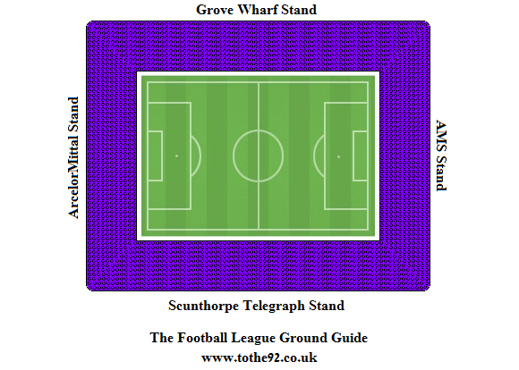 Football League Ground Guide - Scunthorpe United FC - Glanford ...