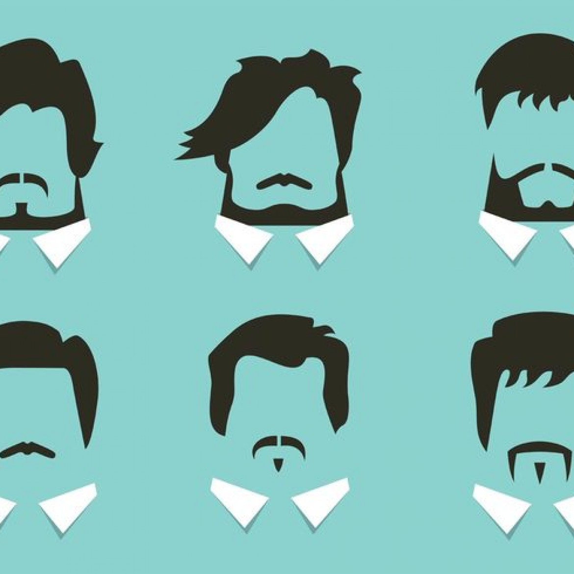 Free vector Free Vector Hair and Beard Styles #27378 | My Graphic Hunt