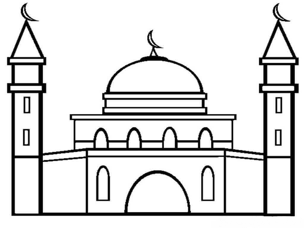 Home Gambar Lain Gambar Masjid Hitam Putih Mewarnai | IMAGEIF