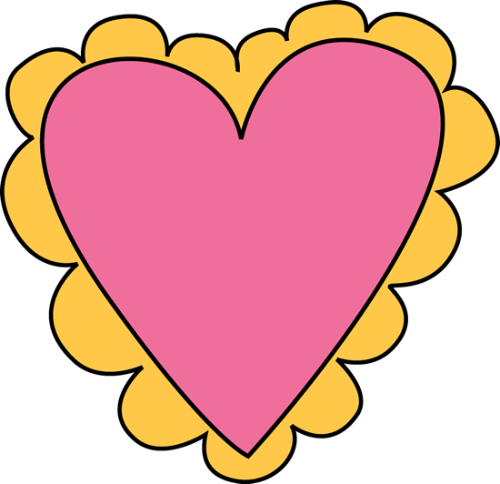 Pink heart pictures clip art