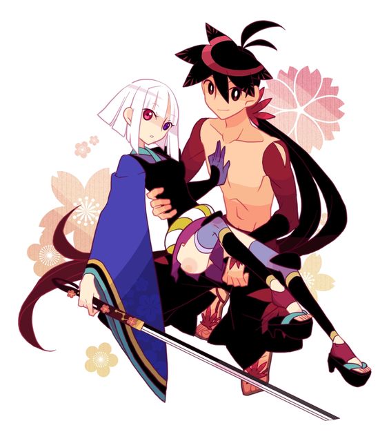 Togame and Yasuri Shichika (Katanagatari) | å??èª? | Pinterest