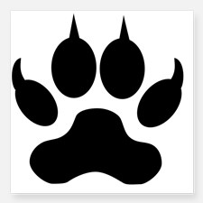 Wolf Paw Print Bumper Stickers | Car Stickers, Decals, & More